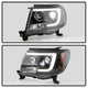 Version 2 Black High Power LED Module ( Low Beam ) Equipped Headlights <br>05-11 Toyota Tacoma