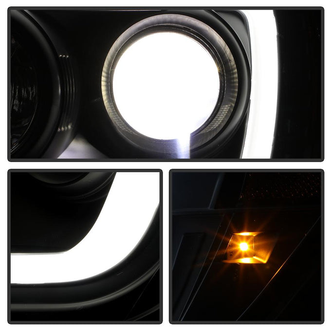 Version 2 Black High Power LED Module ( Low Beam ) Equipped Headlights <br>05-11 Toyota Tacoma