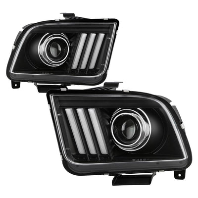 Version 2 Black High Power LED Module ( Low Beam ) Equipped Headlights <br>05-08 Ford Mustang