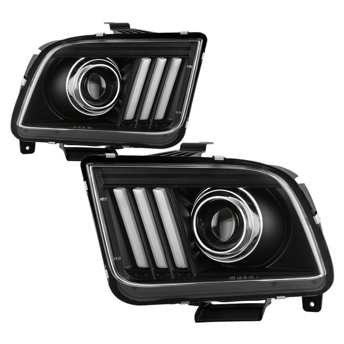 Version 2 Black High Power LED Module ( Low Beam ) Equipped Headlights <br>05-08 Ford Mustang