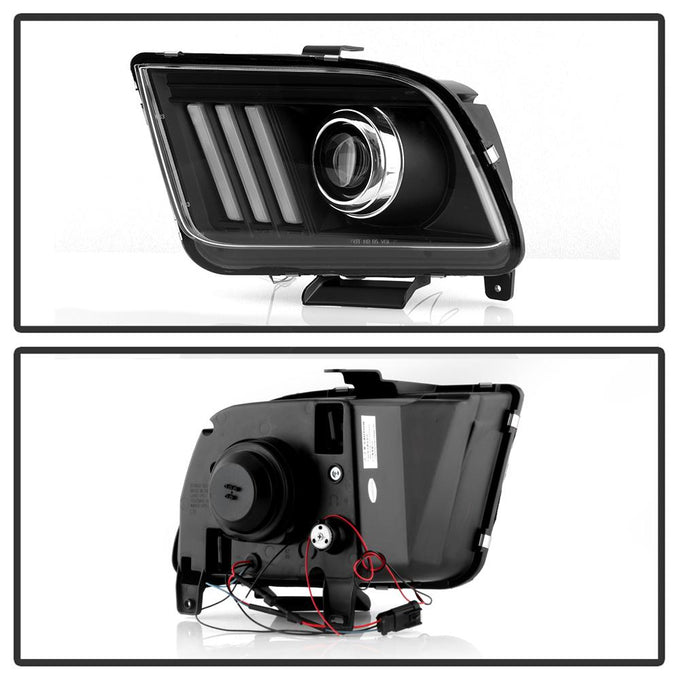 Version 2 Black High Power LED Module ( Low Beam ) Equipped Headlights <br>05-08 Ford Mustang