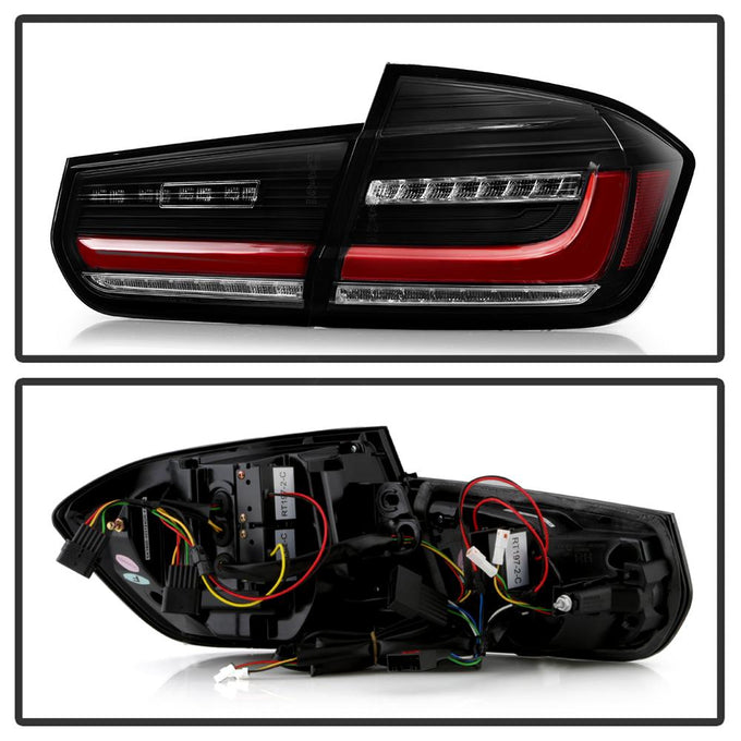 Black LED Tail Lights <br>12-18 BMW 3-Series/xDrive