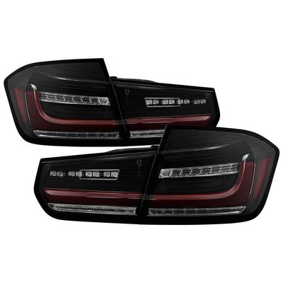 Black Smoke LED Tail Lights <br>12-18 BMW 3-Series/xDrive