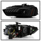 Switch Back Sequential LED Turn Signal Black Projector Headlights <br>13-16 Audi A4 A4 Quattro S4 A4 allroad