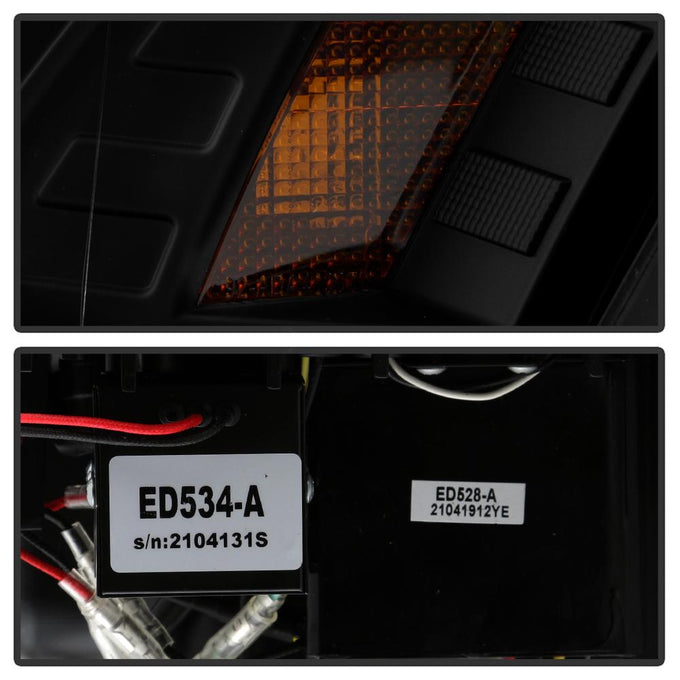 Switch Back Sequential LED Turn Signal Black Projector Headlights <br>13-16 Audi A4 A4 Quattro S4 A4 allroad
