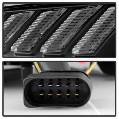 Black High Power LED Module ( Low Beam ) Equipped Headlights <br>13-16 Audi A4 A4 Quattro S4 A4 allroad