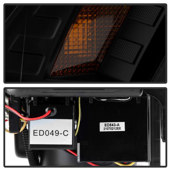 Black High Power LED Module ( Low Beam ) Equipped Headlights <br>13-16 Audi A4 A4 Quattro S4 A4 allroad