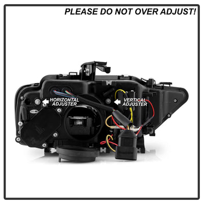 Black High Power LED Module ( Low Beam ) Equipped Headlights <br>13-16 Audi A4 A4 Quattro S4 A4 allroad