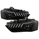 Black High Power LED Module ( Low Beam ) Equipped Headlights <br>13-16 Audi A4 A4 Quattro S4 A4 allroad