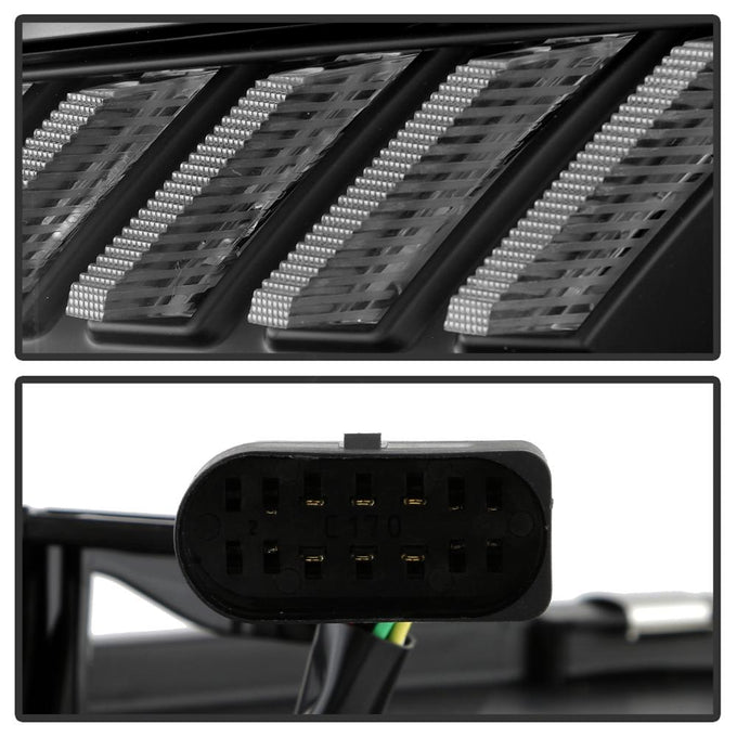 Black High Power LED Module ( Low Beam ) Equipped Headlights <br>13-16 Audi A4 A4 Quattro S4 A4 allroad