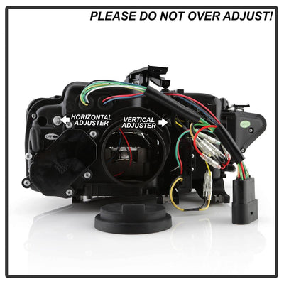 Black High Power LED Module ( Low Beam ) Equipped Headlights <br>13-16 Audi A4 A4 Quattro S4 A4 allroad