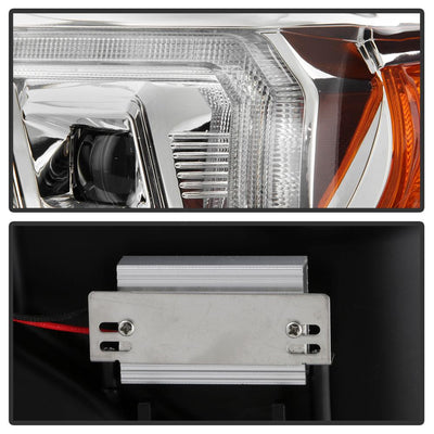 Beam High Power LED Module Equipped Headlights Chrome Multi <br>16-22 Toyota Tacoma