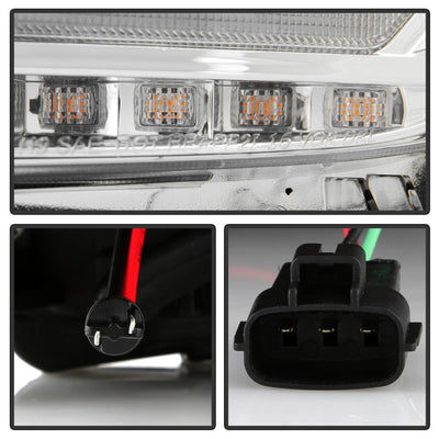 Beam High Power LED Module Equipped Headlights Chrome Multi <br>16-22 Toyota Tacoma