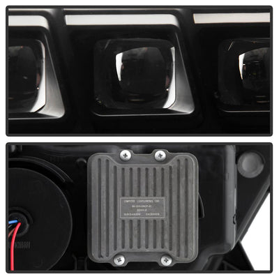 Beam High Power LED Module Equipped Headlights Black Multi <br>16-22 Toyota Tacoma