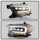 Beam High Power LED Module Equipped Headlights Black Multi <br>16-22 Toyota Tacoma