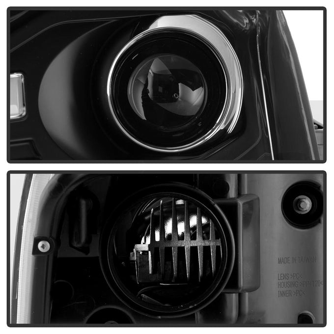 Black High Power LED Module ( Low Beam ) Equipped Headlights <br>05-07 Nissan Armada 04-15 TITAN 2004 Pathfinder Armada
