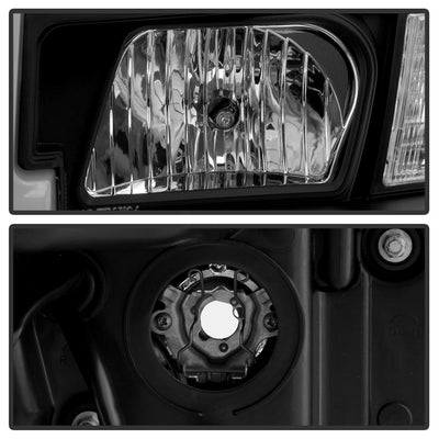 Black High Power LED Module ( Low Beam ) Equipped Headlights <br>05-07 Nissan Armada 04-15 TITAN 2004 Pathfinder Armada