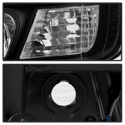 Black High Power LED Module ( Low Beam ) Equipped Headlights <br>05-07 Nissan Armada 04-15 TITAN 2004 Pathfinder Armada