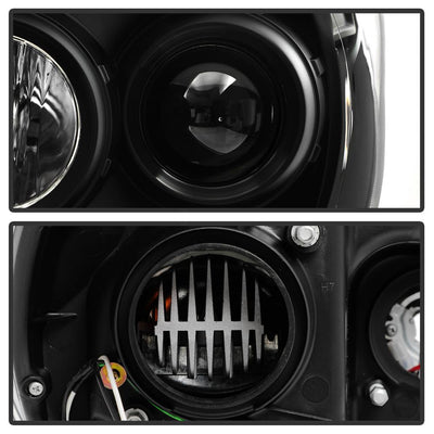 Black High Power LED Module ( Low Beam ) Equipped Headlights <br>12-15 Toyota Tacoma