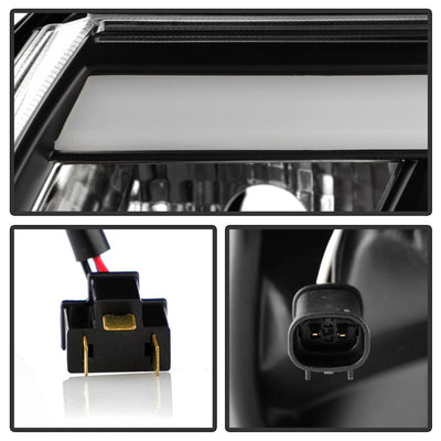 Black High Power LED Module ( Low Beam ) Equipped Headlights <br>12-15 Toyota Tacoma
