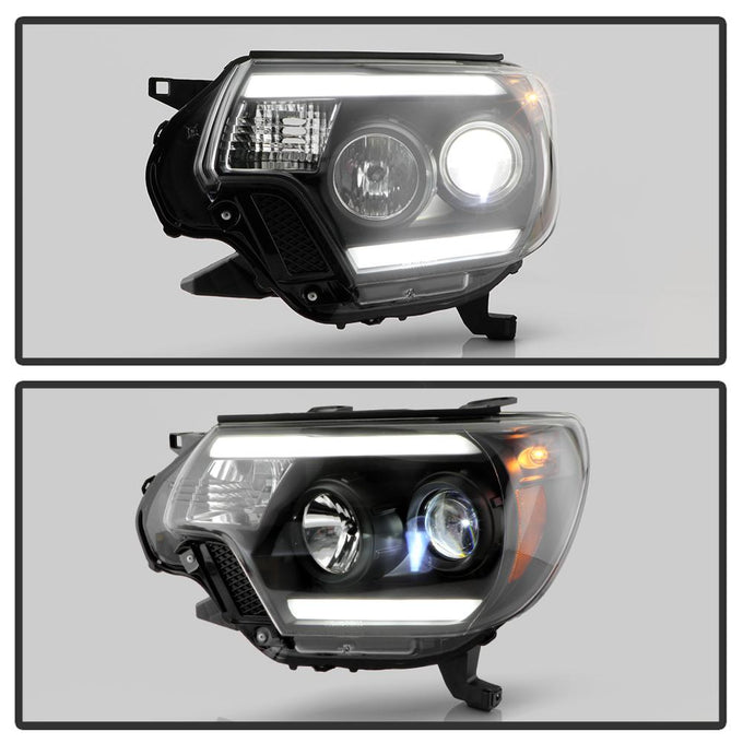 Black High Power LED Module ( Low Beam ) Equipped Headlights <br>12-15 Toyota Tacoma