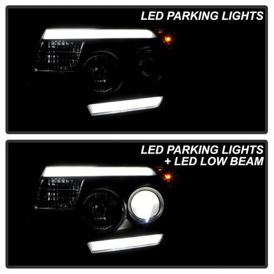Black High Power LED Module ( Low Beam ) Equipped Headlights <br>12-15 Toyota Tacoma
