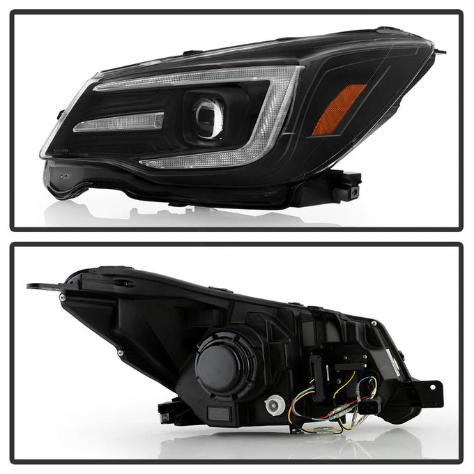 Sequential LED Turn Signal Black Headlights <br>14-18 Subaru Forester