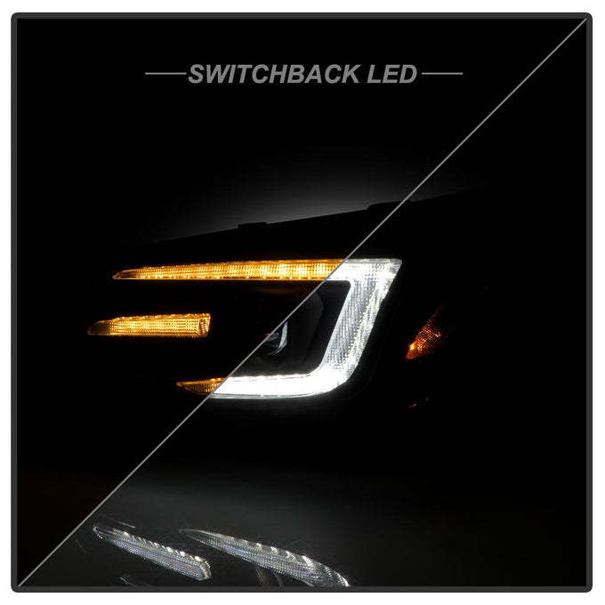 Sequential LED Turn Signal Black Headlights <br>14-18 Subaru Forester