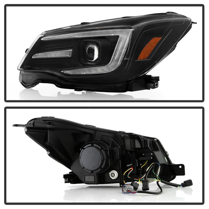 Sequential LED Turn Signal Black Headlights <br>14-16 Subaru Forester