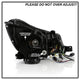Sequential LED Turn Signal Black Headlights <br>14-16 Subaru Forester
