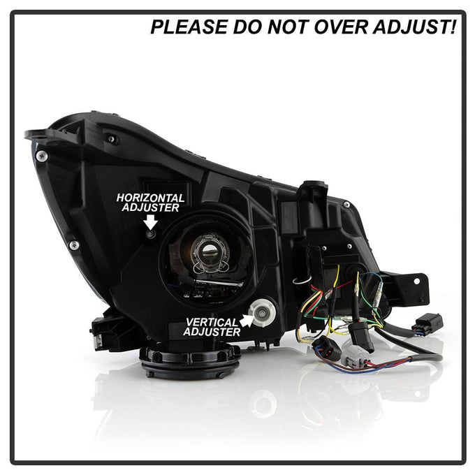 Sequential LED Turn Signal Black Headlights <br>14-16 Subaru Forester