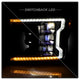 Black High Power LED Module (High Beam And Low Beam) Equipped Headlights <br>18-20 Ford F-150