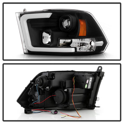 Version 2 Black High Power LED Module ( Low Beam ) Equipped Headlights <br>09-10 Dodge Ram 1500 10 Dodge Ram 2500 Ram 3500 11-18 Ram 1500