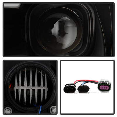 Version 2 Black High Power LED Module ( Low Beam ) Equipped Headlights <br>09-10 Dodge Ram 1500 10 Dodge Ram 2500 Ram 3500 11-18 Ram 1500