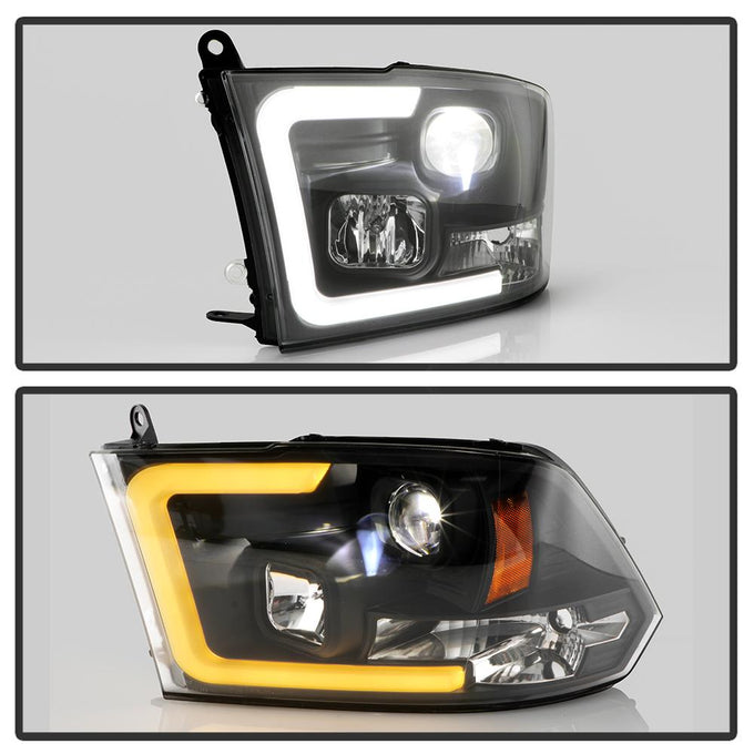 Version 2 Black High Power LED Module ( Low Beam ) Equipped Headlights <br>09-10 Dodge Ram 1500 10 Dodge Ram 2500 Ram 3500 11-18 Ram 1500