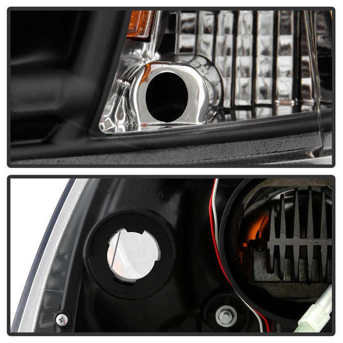Black High Power LED Module ( Low Beam ) Equipped Headlights <br>11-14 Dodge Charger