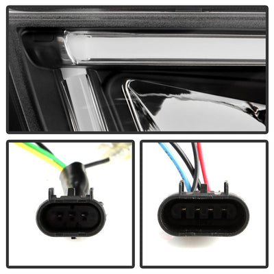Black High Power LED Module ( Low Beam ) Equipped Headlights <br>11-14 Dodge Charger