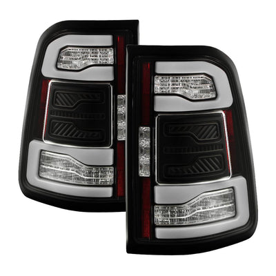 Black LED Tail Lights <br>19-21 Ram 1500