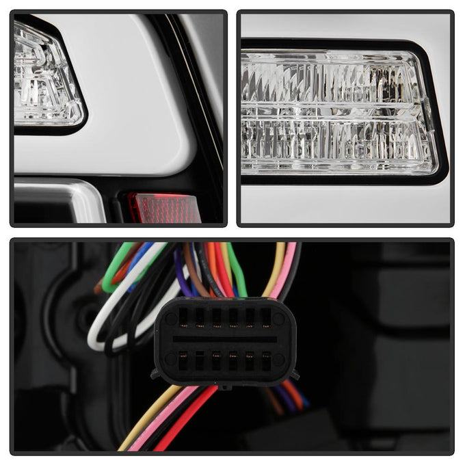 Black LED Tail Lights <br>19-21 Ram 1500