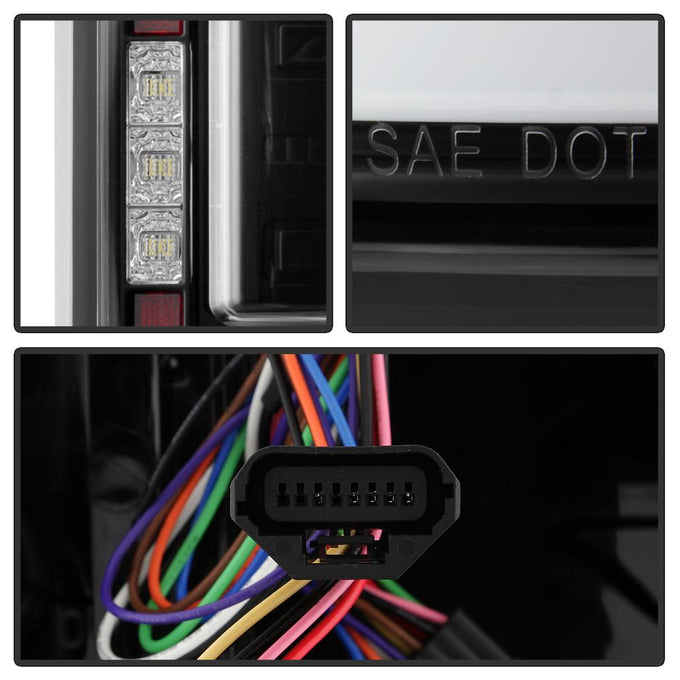 Black LED Tail Lights <br>19-21 Ram 1500