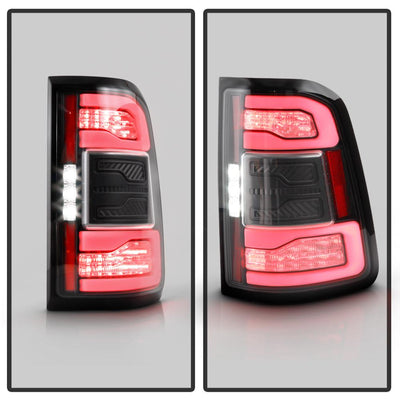 Black LED Tail Lights <br>19-21 Ram 1500