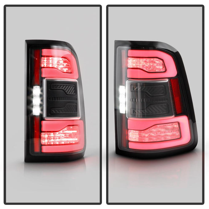 Black LED Tail Lights <br>19-21 Ram 1500