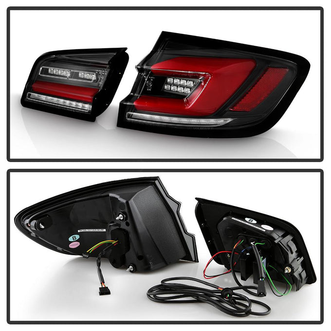 Smoke LED Tail Lights <br>11-17 BMW 5-Series