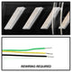 Sequential LED Switchback Turn Signal Lights Black Projector Headlights <br>10-13 Chevrolet Camaro