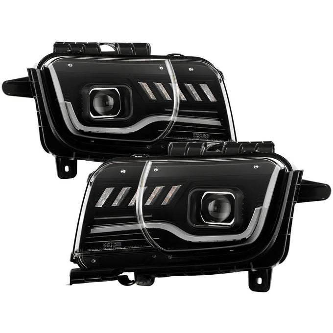 Black High Power LED Module ( Low Beam ) Equipped Headlights <br>10-13 Chevrolet Camaro