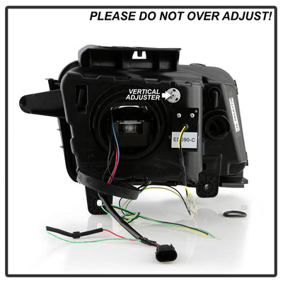 Black High Power LED Module ( Low Beam ) Equipped Headlights <br>10-13 Chevrolet Camaro