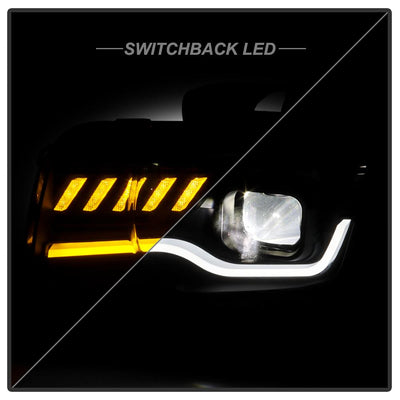 Black High Power LED Module ( Low Beam ) Equipped Headlights <br>10-13 Chevrolet Camaro