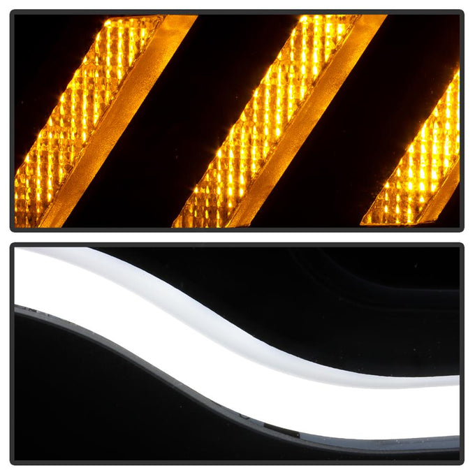 Black High Power LED Module ( Low Beam ) Equipped Headlights <br>10-13 Chevrolet Camaro