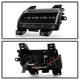 Sequential LED Turn Signal Lights Black Front Fender LED Lights <br>18-20 Jeep Wrangler 18 Jeep Wrangler JK