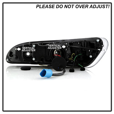 Sequential LED Turn Signal Lights Black Projector Headlights <br>08-19 Peterbilt 325, 07-20 330, 05-10 330, 10-20 337